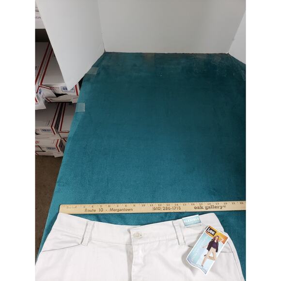 Lee Pants Size 18 Short Womens Beige Stretch Chino Khaki Relaxed Straight NWT - Picture 13 of 16